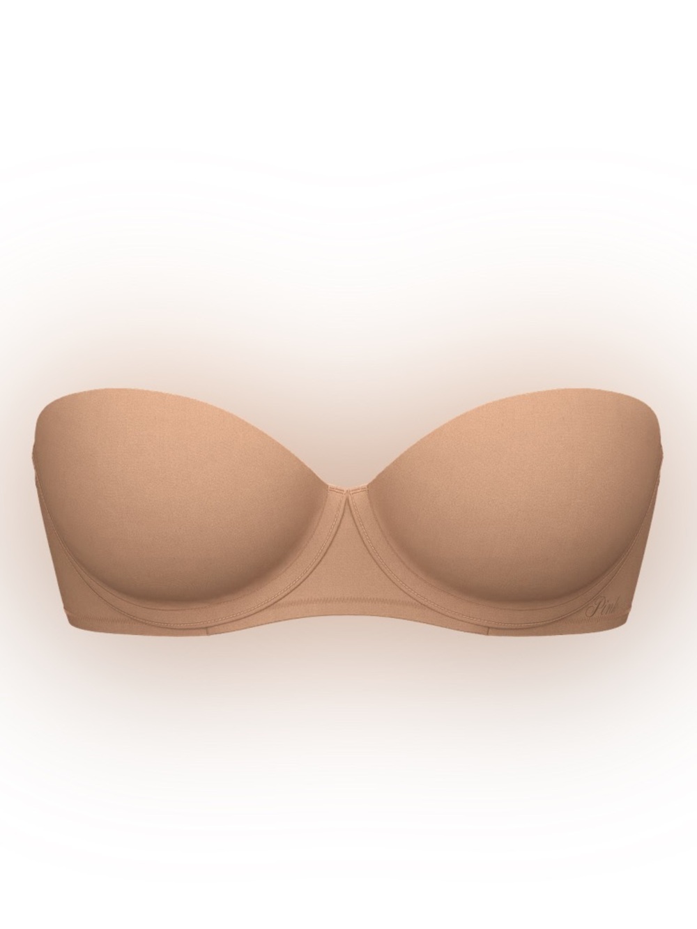 Victoria’s Secret Pink Strapless Push Up Bra Nude 34B NWT Multiway - Picture 3 of 9